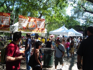 Food shop tent